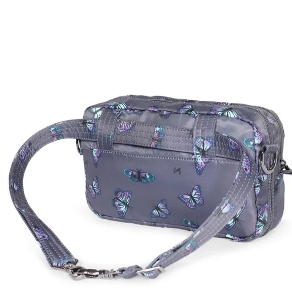 NWT Lug Butterfly Crescendo Convertible Shopper/Crossbody - Picture 2 of 9